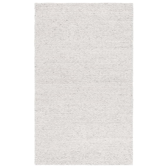 SAFAVIEH Natura Bedinn Distressed Area Rug, Light Gray/Beige, 5' x 8'