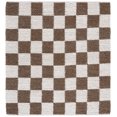 thumbnail image 1 of SAFAVIEH Natura Blazhe Checkered Area Rug, Brown/Ivory, 6' x 6' Square, 1 of 8