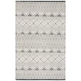 thumbnail image 1 of SAFAVIEH Natura Bora Geometric Wool Area Rug, Ivory/Black, 6' x 9', 1 of 8
