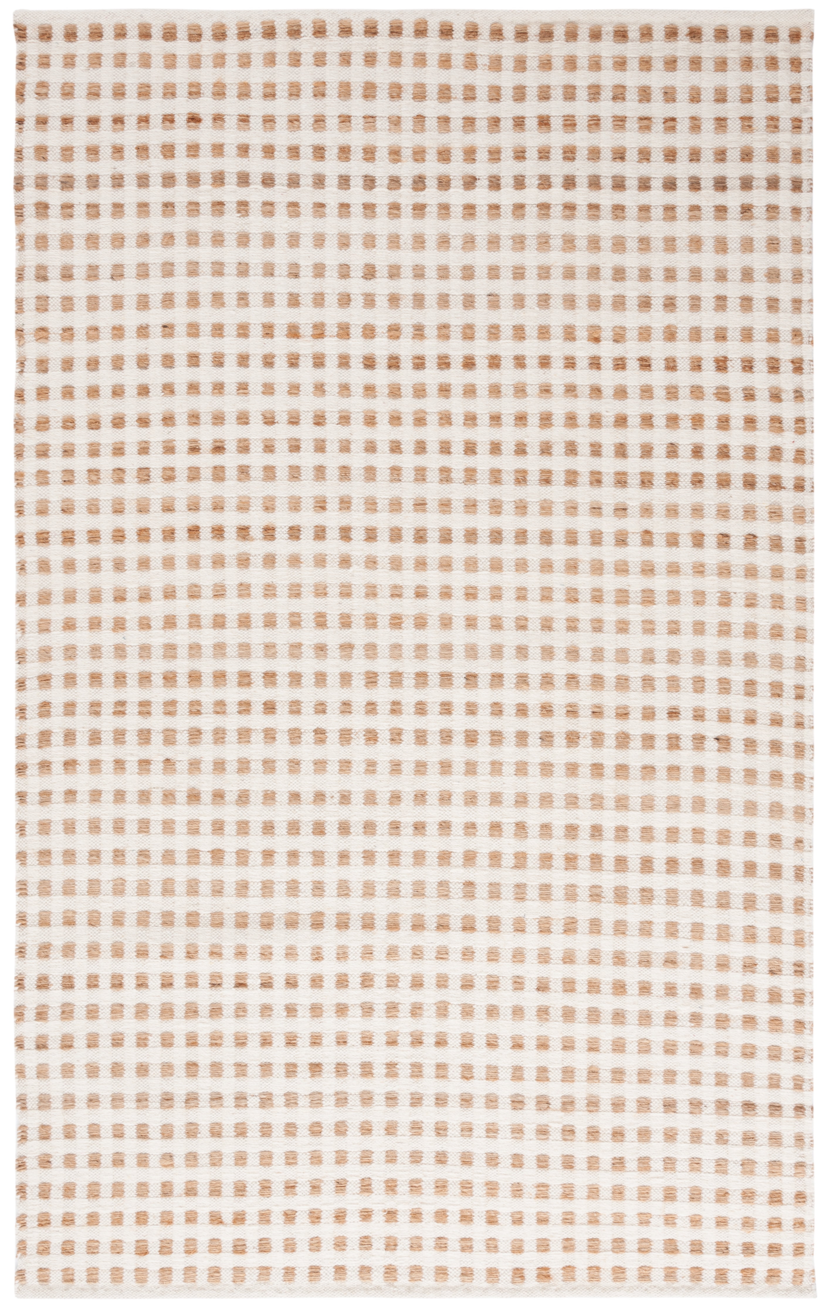 SAFAVIEH Natura Branislav Geometric Area Rug, Natural/Ivory, 5' x 8'