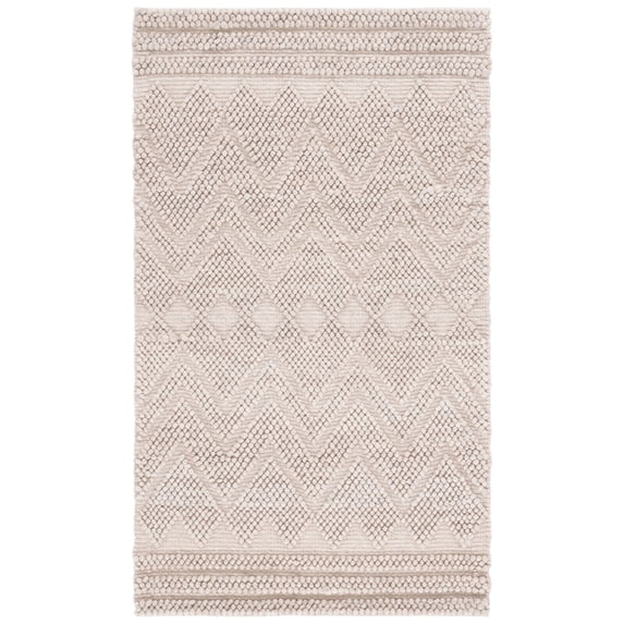 SAFAVIEH Natura Braylon Striped Area Rug, Beige, 4' x 6'