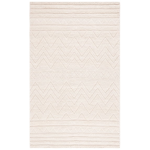 SAFAVIEH Natura Braylon Striped Area Rug, Light Beige, 6' x 9'