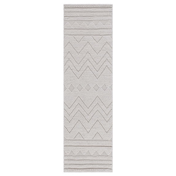 SAFAVIEH Natura Braylon Striped Runner Rug, Ivory, 2'3" x 8'
