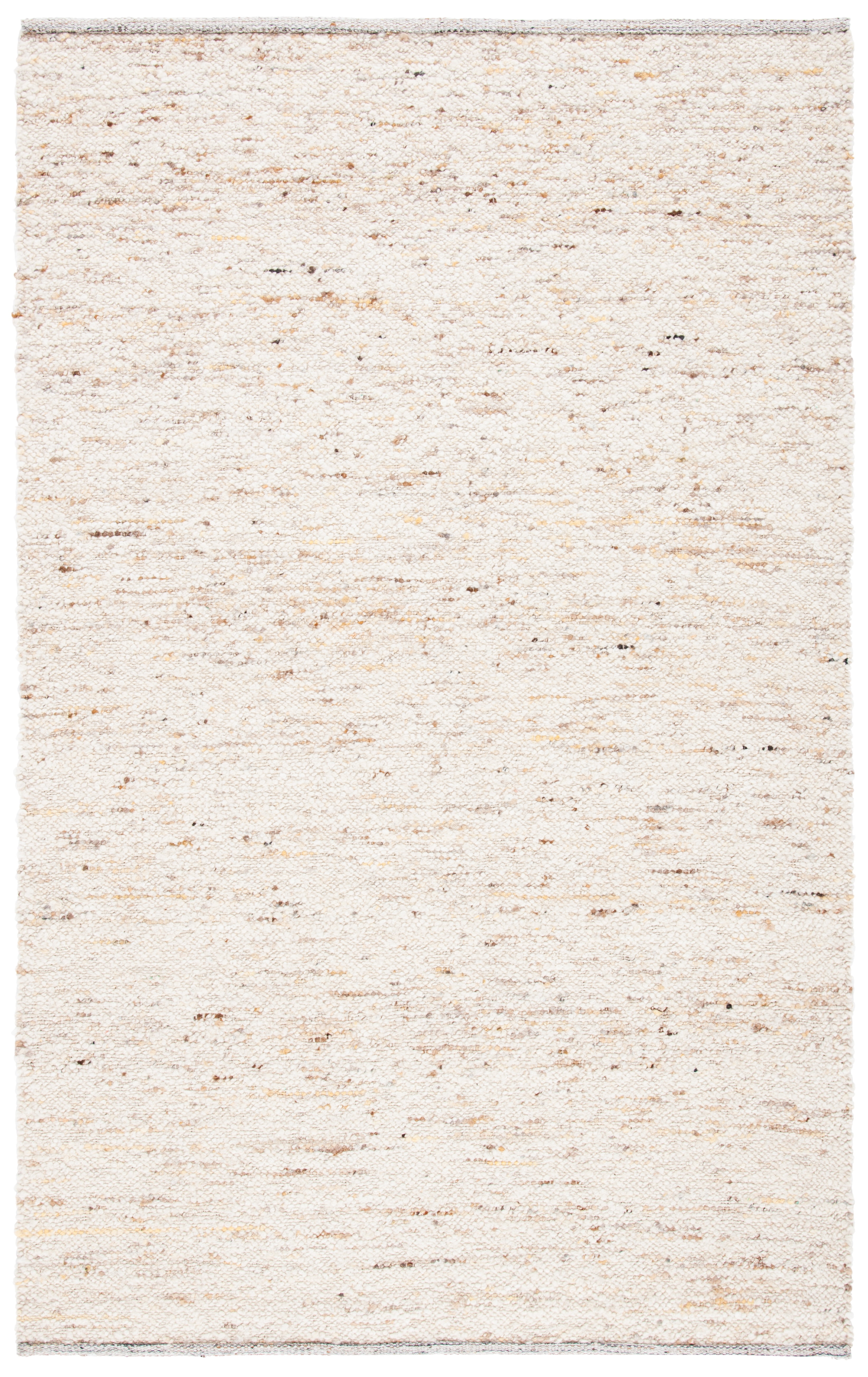 SAFAVIEH Natura Burton Distressed Area Rug, Ivory/Light Grey, 5' x 8'