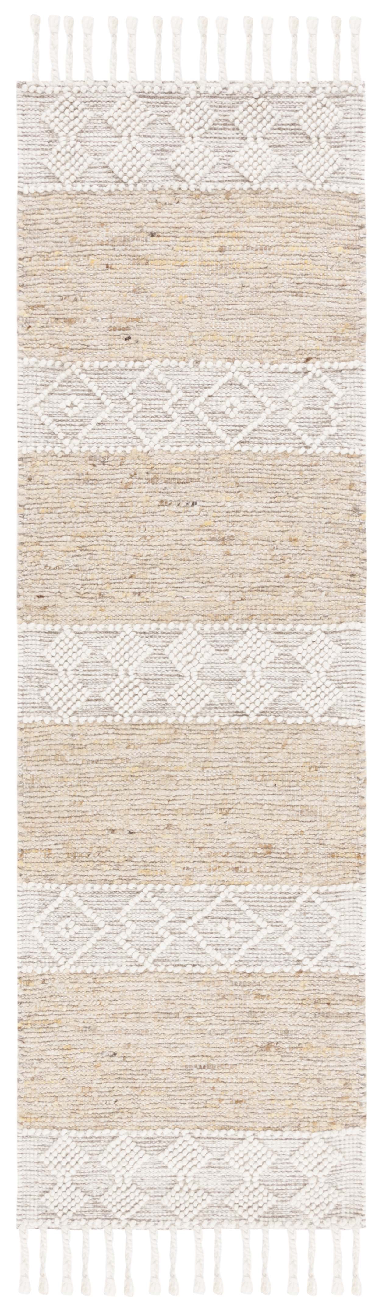 SAFAVIEH Natura Caitriona Southwestern Runner Rug, Ivory/Beige, 2'3" x 8'
