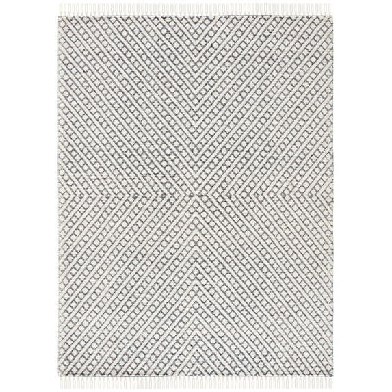 SAFAVIEH Natura Calanthia Geometric Area Rug, Ivory/Black, 8' x 10'