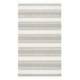 thumbnail image 1 of SAFAVIEH Natura Candelario Striped Wool Area Rug, Ivory/Grey, 6' x 9', 1 of 10