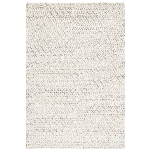 SAFAVIEH Natura Carina Solid Area Rug, Ivory, 4' x 6'
