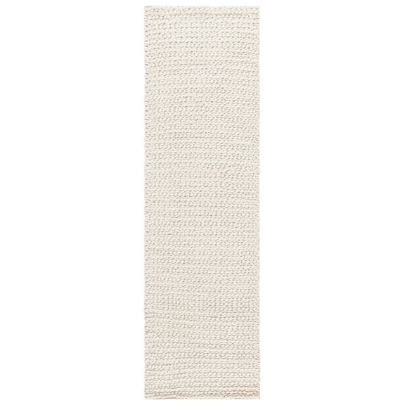 SAFAVIEH Natura Carina Solid Runner Rug, Ivory, 2'3" x 8'