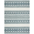 thumbnail image 1 of SAFAVIEH Natura Carly Geometric Area Rug, Dark Green/Ivory, 6' x 9', 1 of 8