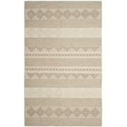 SAFAVIEH Natura Carly Geometric Braided Wool Area Rug, Beige/Ivory, 5' x 8'