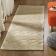 thumbnail image 1 of SAFAVIEH Natura Carly Geometric Braided Wool Runner Rug, Ivory, 2'3" x 6', 1 of 7