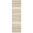 thumbnail image 1 of SAFAVIEH Natura Carly Geometric Runner Rug, Beige/Ivory, 2'3" x 20', 1 of 6