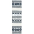 thumbnail image 1 of SAFAVIEH Natura Carly Geometric Runner Rug, Navy/Ivory, 2'3" x 16', 1 of 8