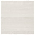 thumbnail image 1 of SAFAVIEH Natura Carter Striped Wool Area Rug, Ivory, 6' x 6' Square, 1 of 8