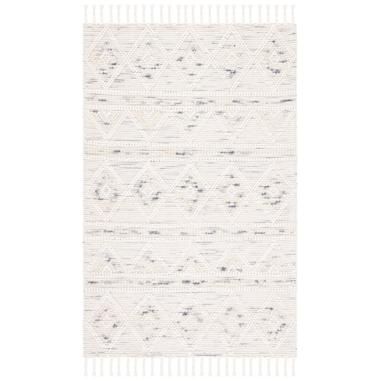 SAFAVIEH Natura Chloe Southwestern Area Rug, Ivory/Grey, 6' x 9'