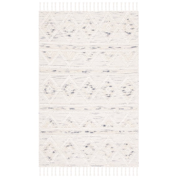 SAFAVIEH Natura Chloe Southwestern Area Rug, Ivory/Grey, 8' x 10'