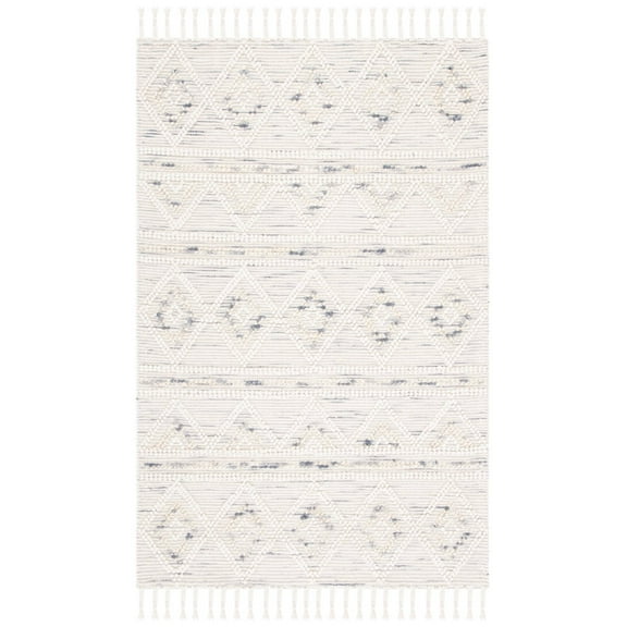 SAFAVIEH Natura Chloe Southwestern Area Rug, Ivory/Grey, 8' x 10'