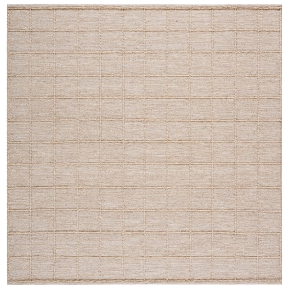 SAFAVIEH Natura Chodak Geometric Area Rug, Beige, 6' x 6' Square