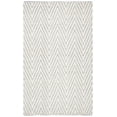 thumbnail image 1 of SAFAVIEH Natura Christiana Zig-Zag Area Rug, Ivory/Black, 5' x 8', 1 of 9