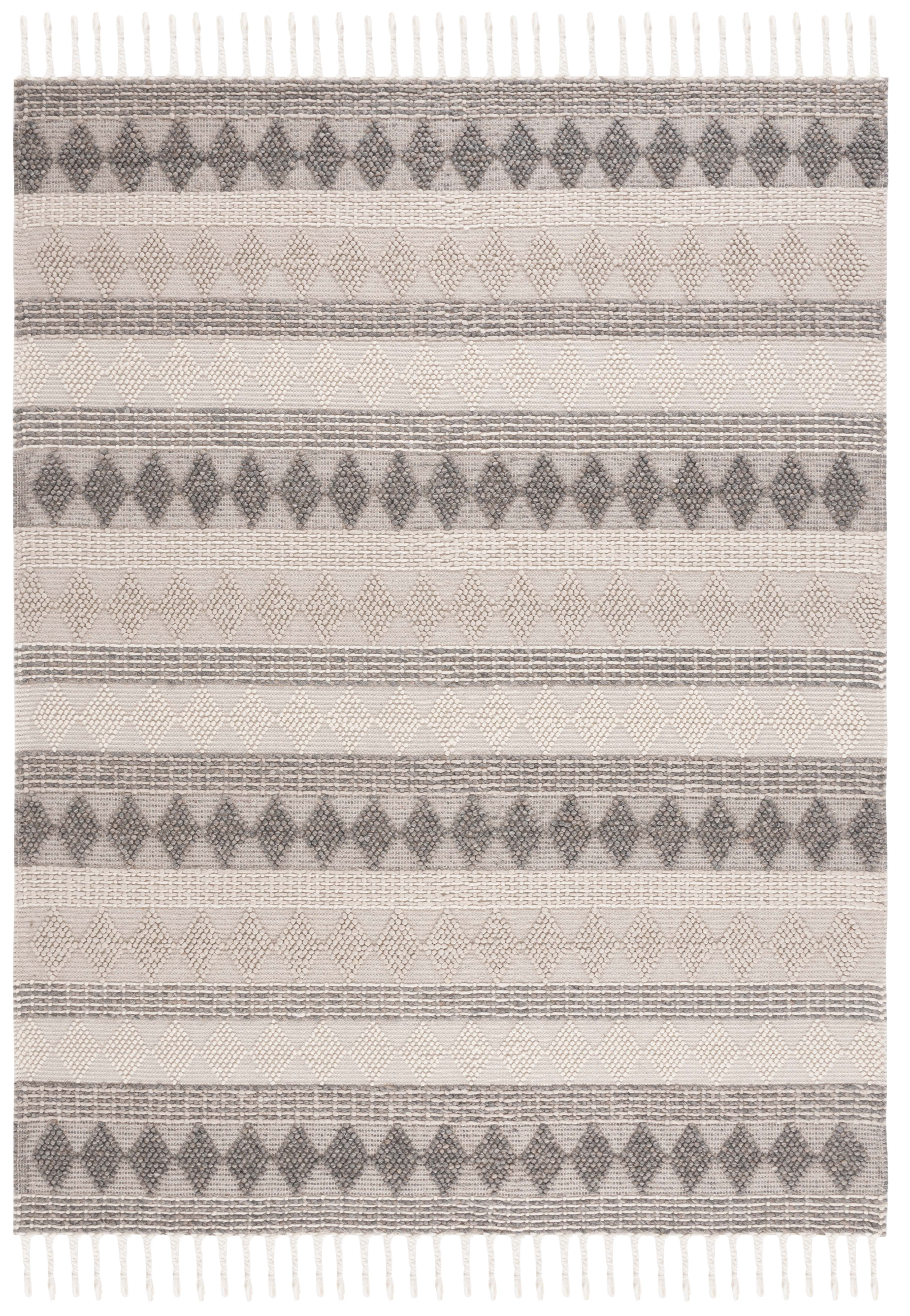 SAFAVIEH Natura Cirino Southwestern Area Rug, Ivory/Grey, 8' x 10'