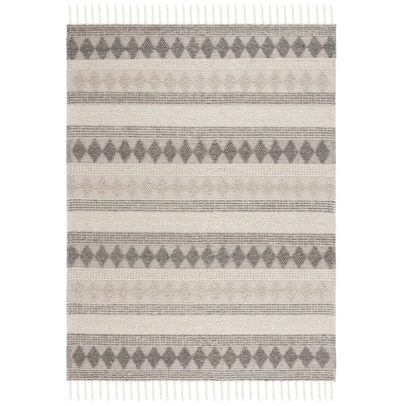 SAFAVIEH Natura Cirino Southwestern Area Rug, Ivory/Grey, 8' x 10'