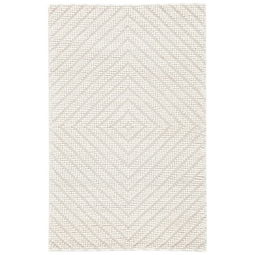 SAFAVIEH Natura Claude Diamond Area Rug, Ivory, 3' x 5'