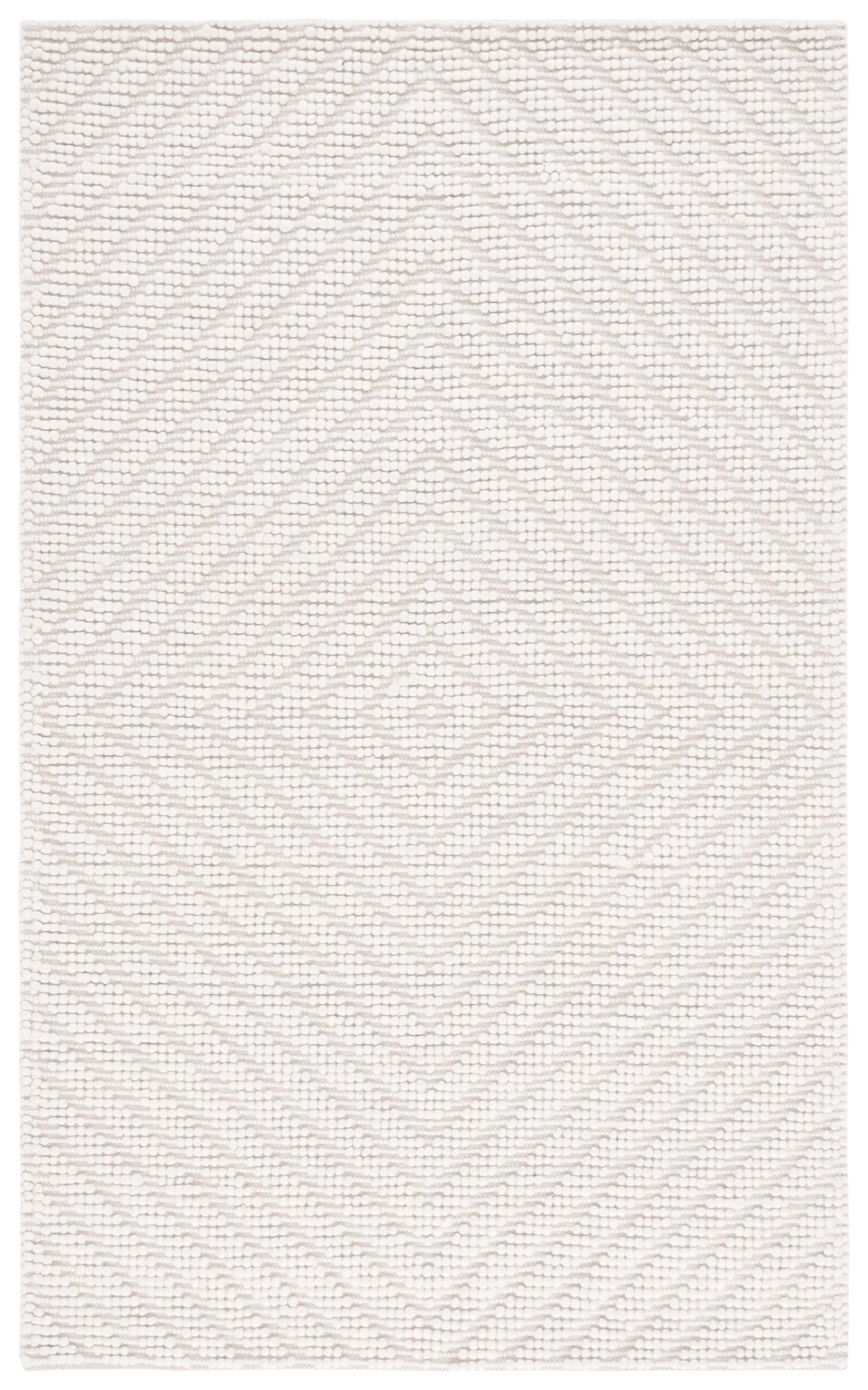 SAFAVIEH Natura Claude Diamond Area Rug, Ivory, 6' x 9'