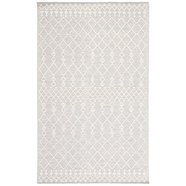 SAFAVIEH Natura Clive Geometric Area Rug, Ivory/Grey, 5' x 8'