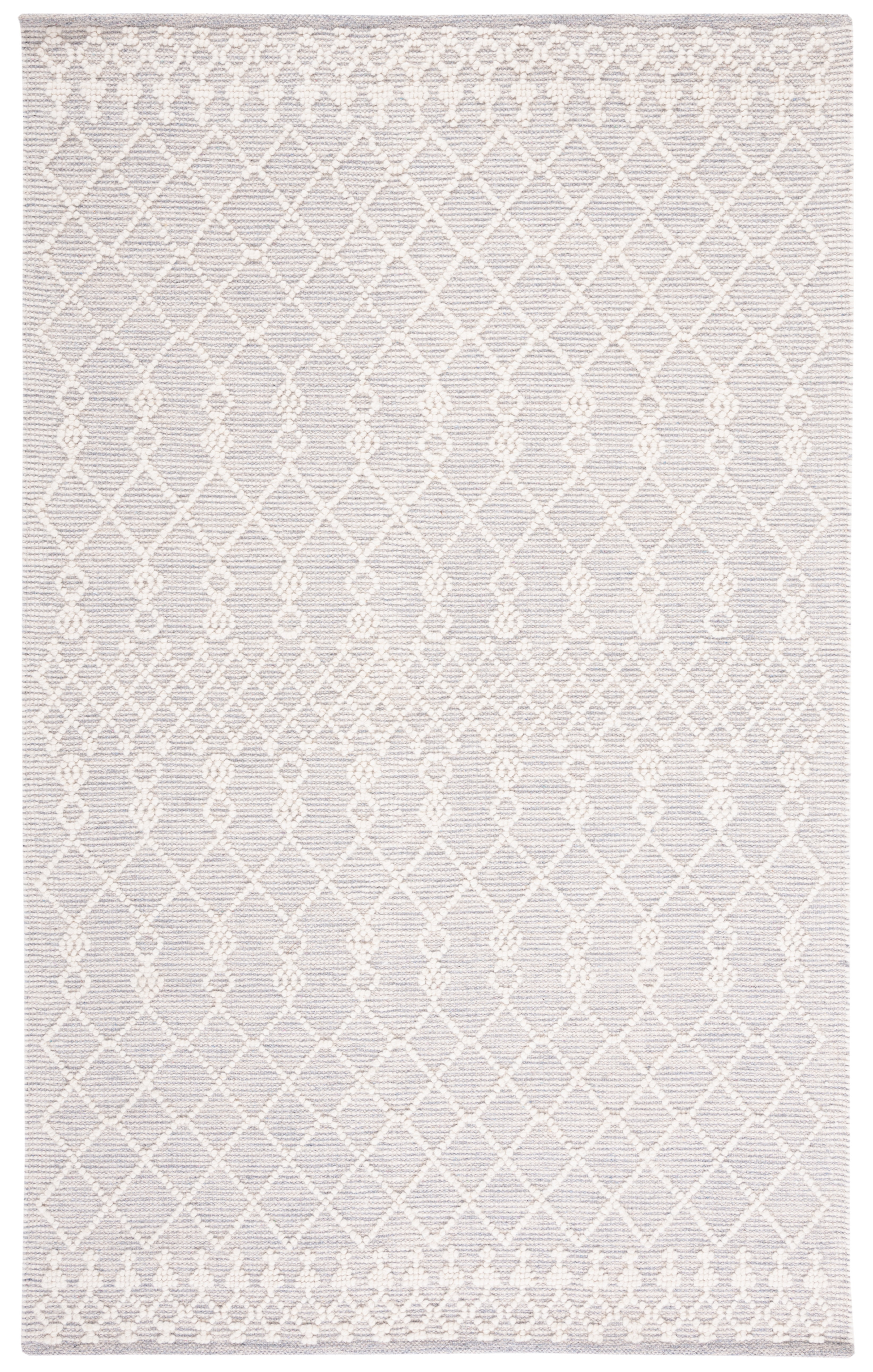 SAFAVIEH Natura Clive Geometric Area Rug, Ivory/Grey, 8' x 10'