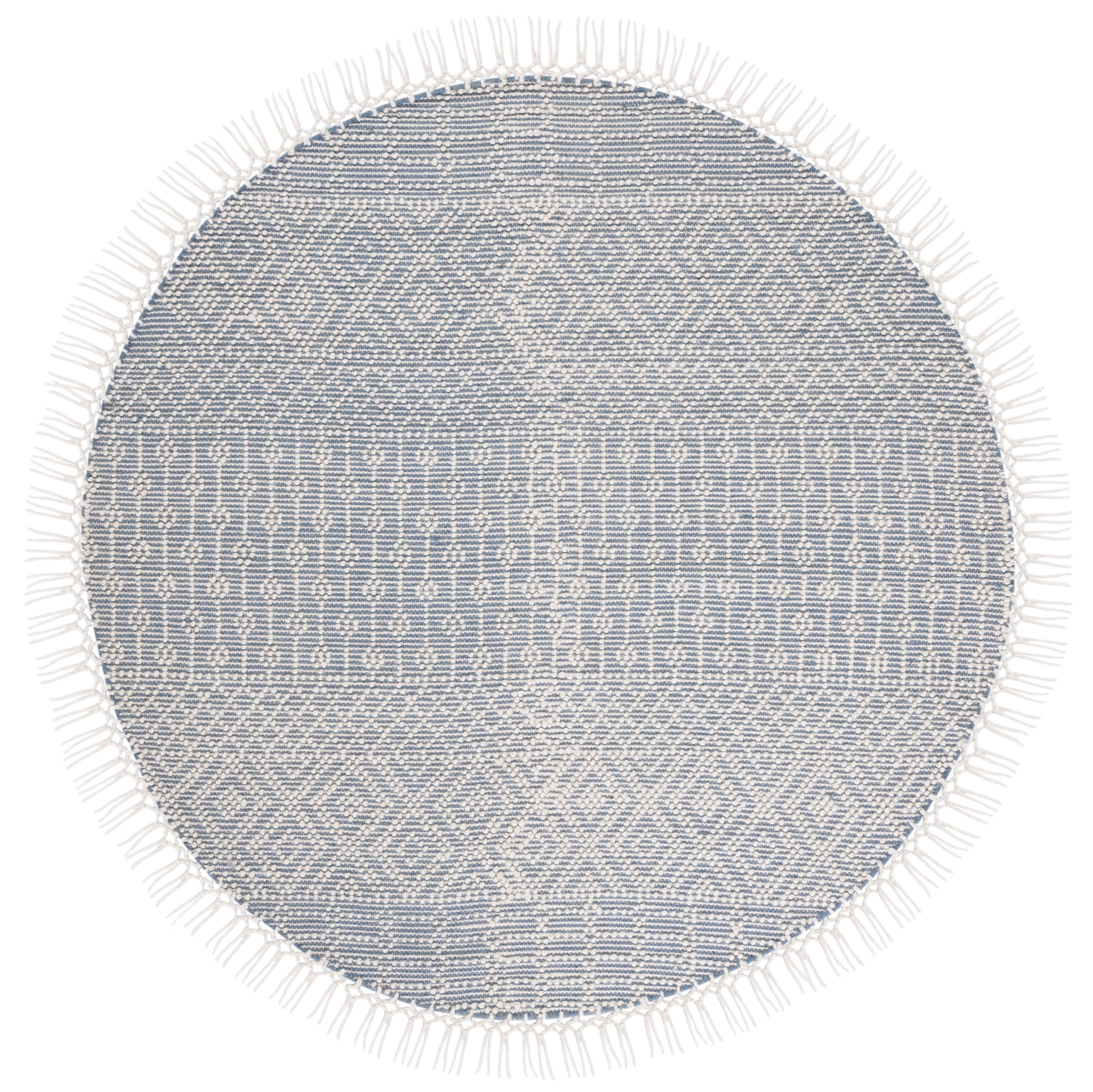 SAFAVIEH Natura Cordelia Southwestern Wool Area Rug, Ivory/Grey, 6' x 6' Round