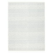 SAFAVIEH Natura Cordelia Southwestern Wool Area Rug, Ivory/Grey, 8' x 10'