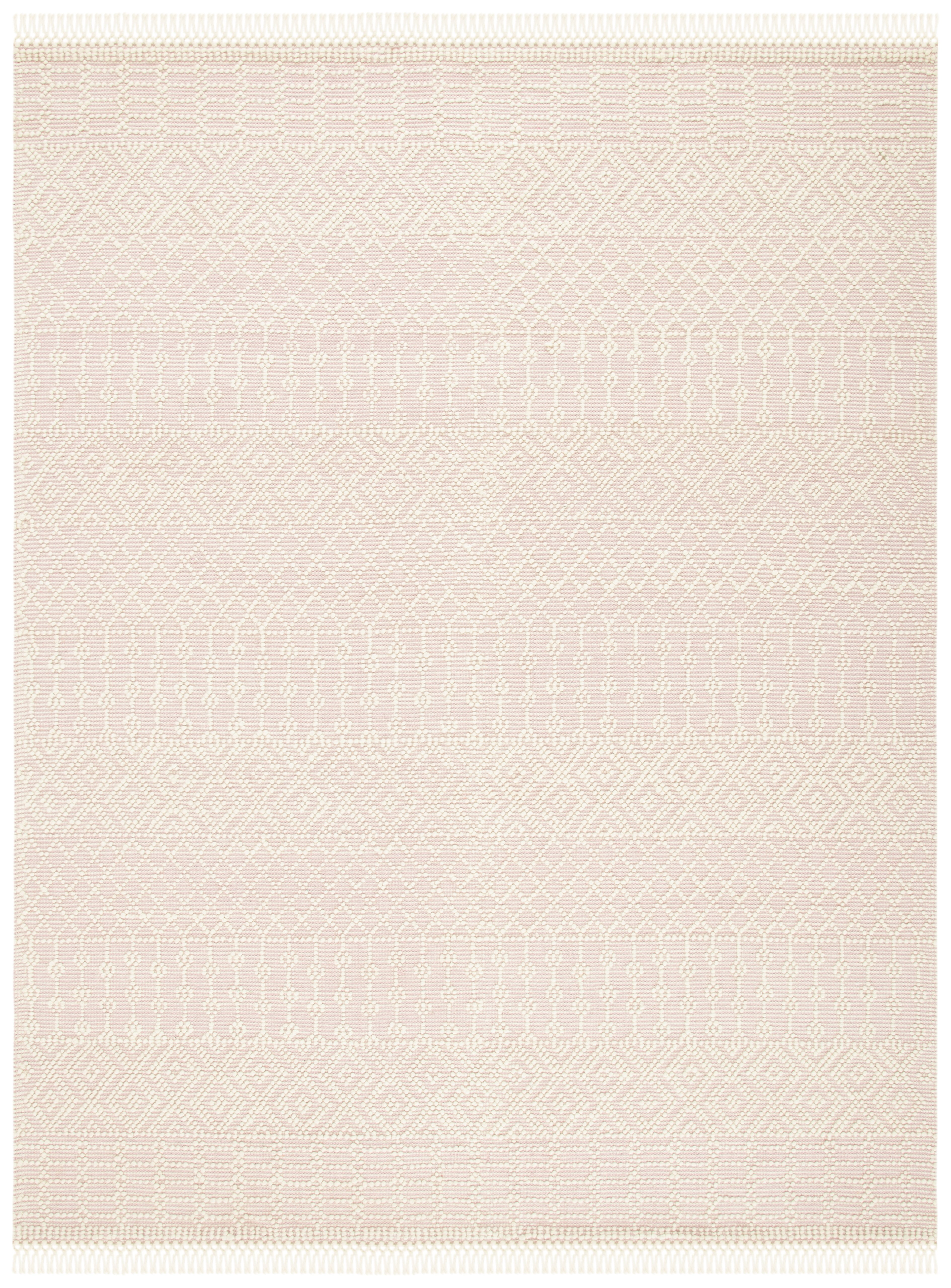 SAFAVIEH Natura Cordelia Southwestern Wool Area Rug, Ivory/Pink, 10' x 14'