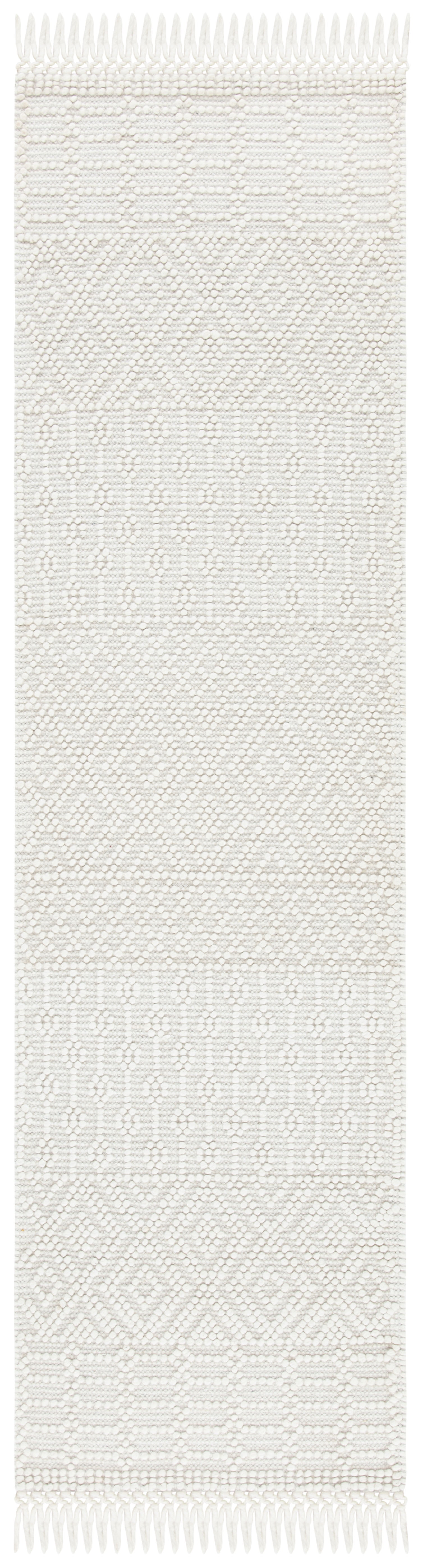 SAFAVIEH Natura Cordelia Southwestern Wool Runner Rug, Ivory, 2'3" x 18'