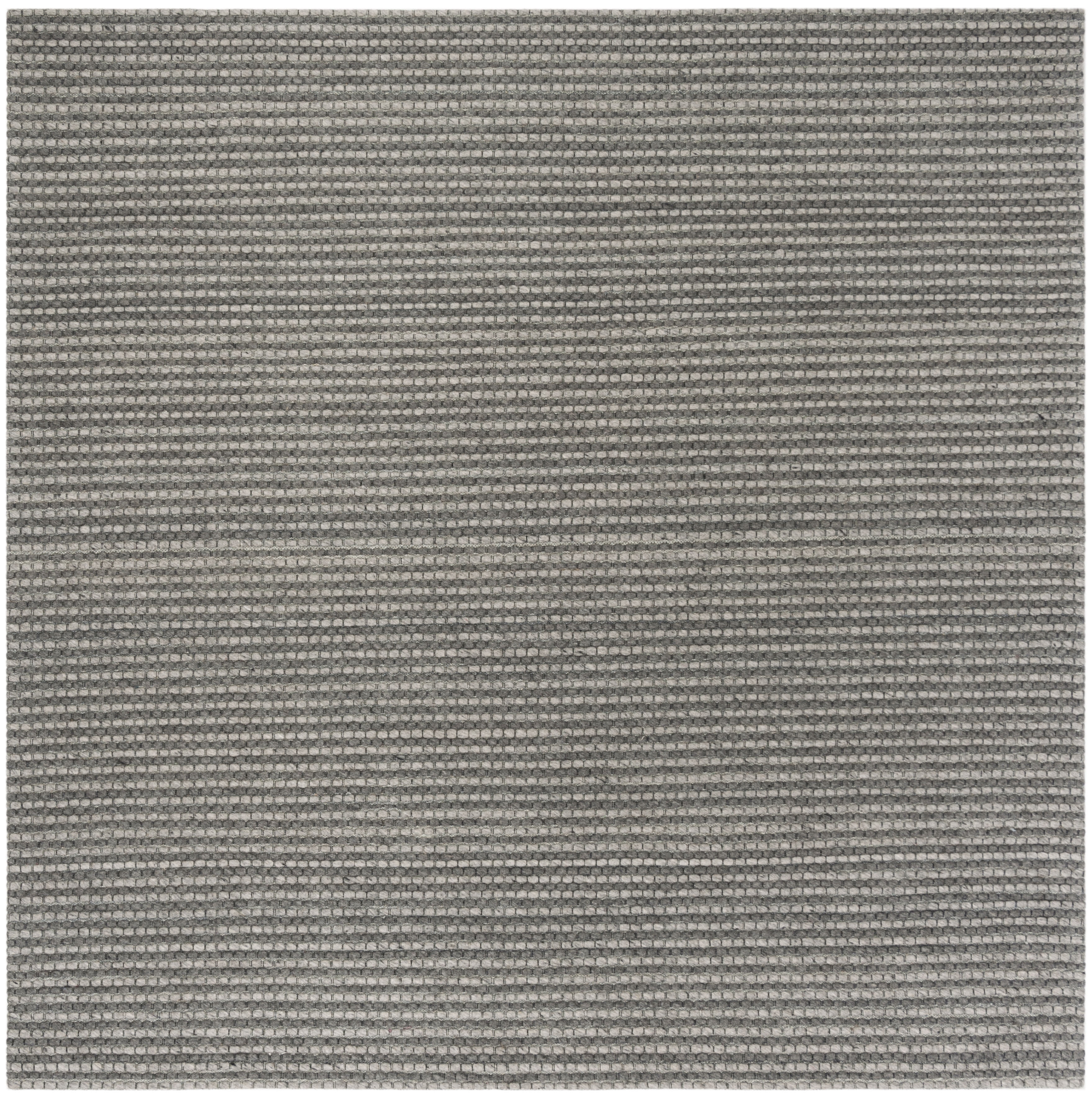 SAFAVIEH Natura Corine Geometric Area Rug, Dark Grey, 6' x 6' Square