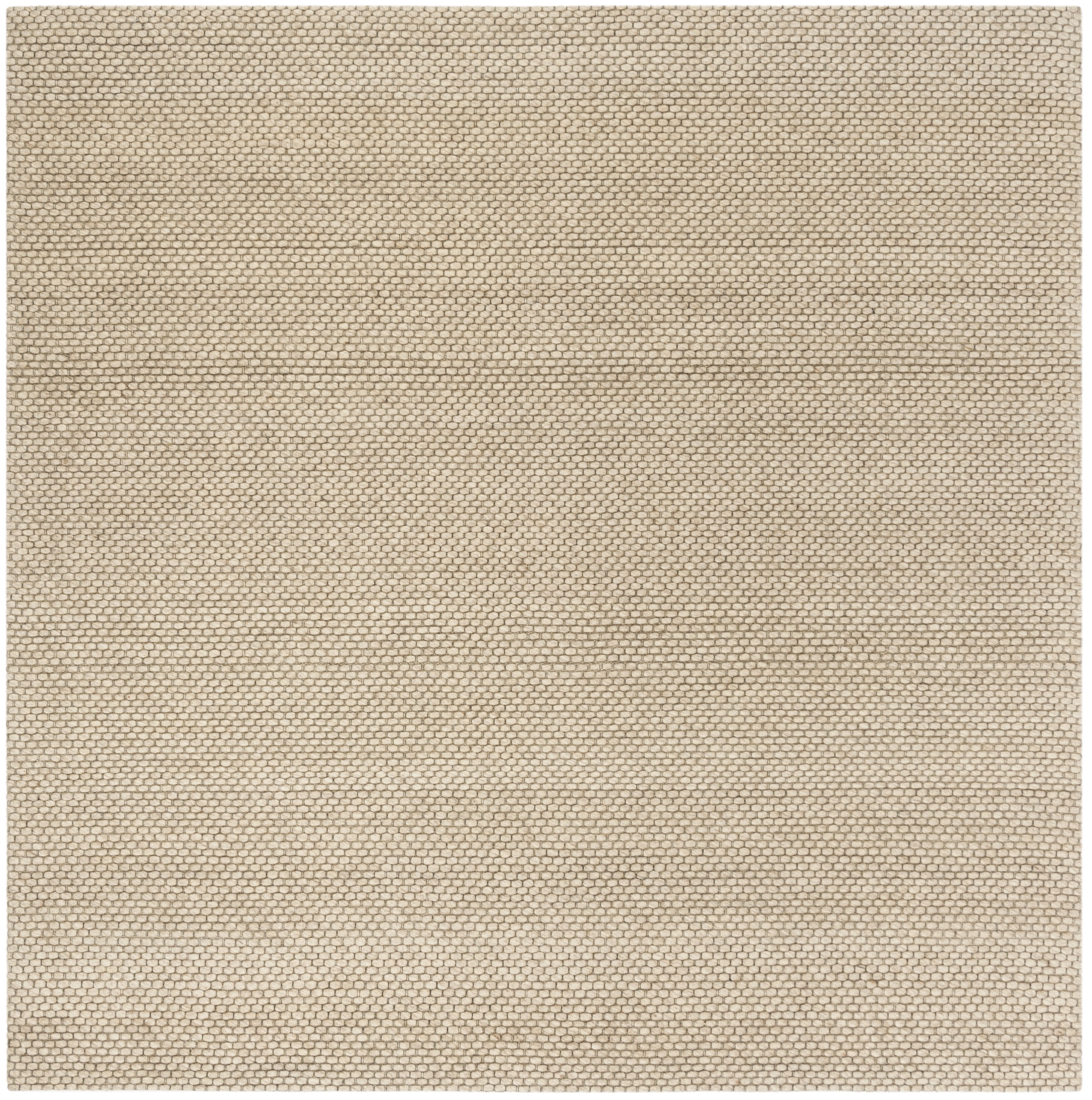 Artisan Beach House Hand-Tufted Wool Beige 4' Square Rug