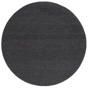 SAFAVIEH Natura Corine Geometric Area Rug, Grey/Black, 7' x 7' Round