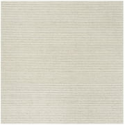 SAFAVIEH Natura Corine Geometric Area Rug, Silver/Ivory, 4' x 4' Square