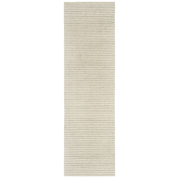 SAFAVIEH Natura Corine Geometric Runner Rug, Silver/Ivory, 2'3" x 20'