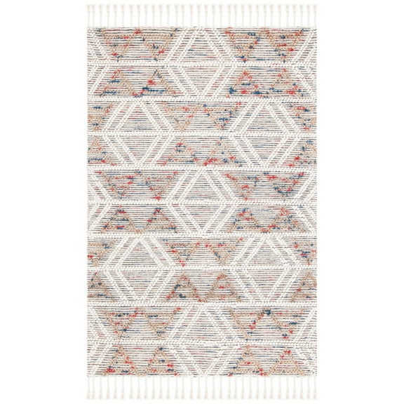 SAFAVIEH Natura Cynarra Southwestern Area Rug, Ivory/Red, 3' x 5'