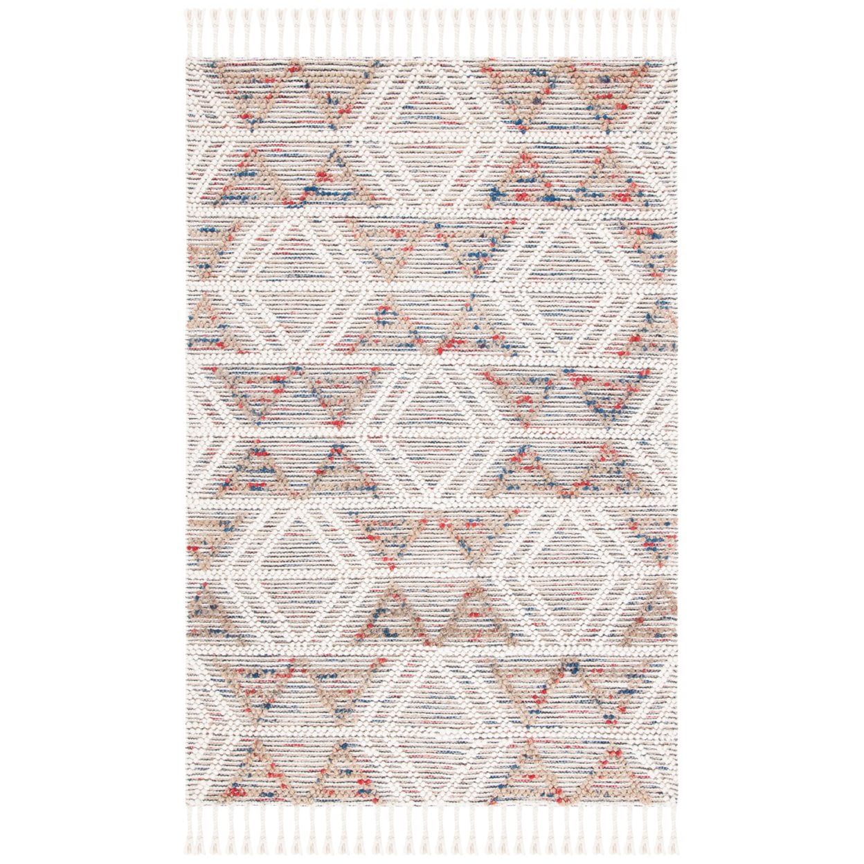 SAFAVIEH Natura Cynarra Southwestern Area Rug, Ivory/Red, 6' x 9'