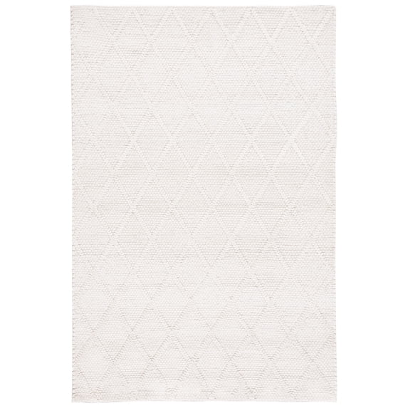 SAFAVIEH Natura Damion Striped Area Rug, Ivory, 8' x 8' Round