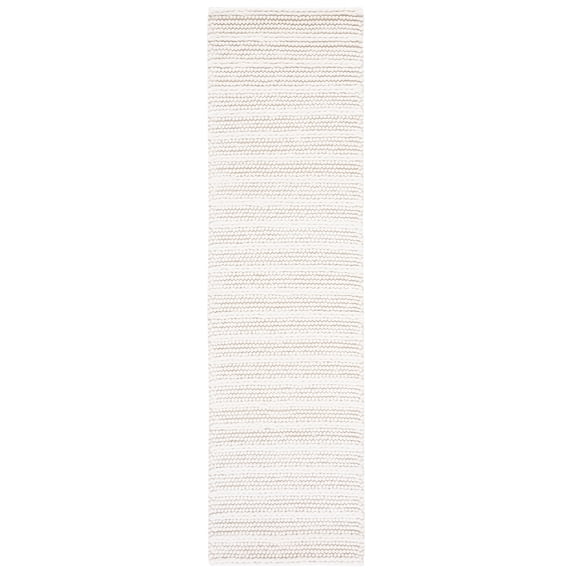 SAFAVIEH Natura Damion Striped Runner Rug, Ivory, 2'3" x 8'