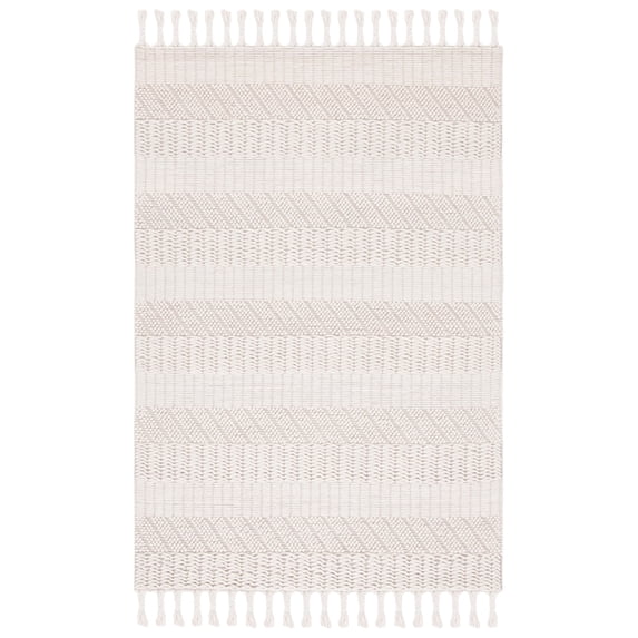 SAFAVIEH Natura Danny Striped Area Rug, Ivory, 6' x 9'