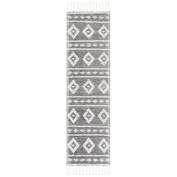 SAFAVIEH Natura Darell Southwestern Runner Rug, Silver, 2'3" x 8'