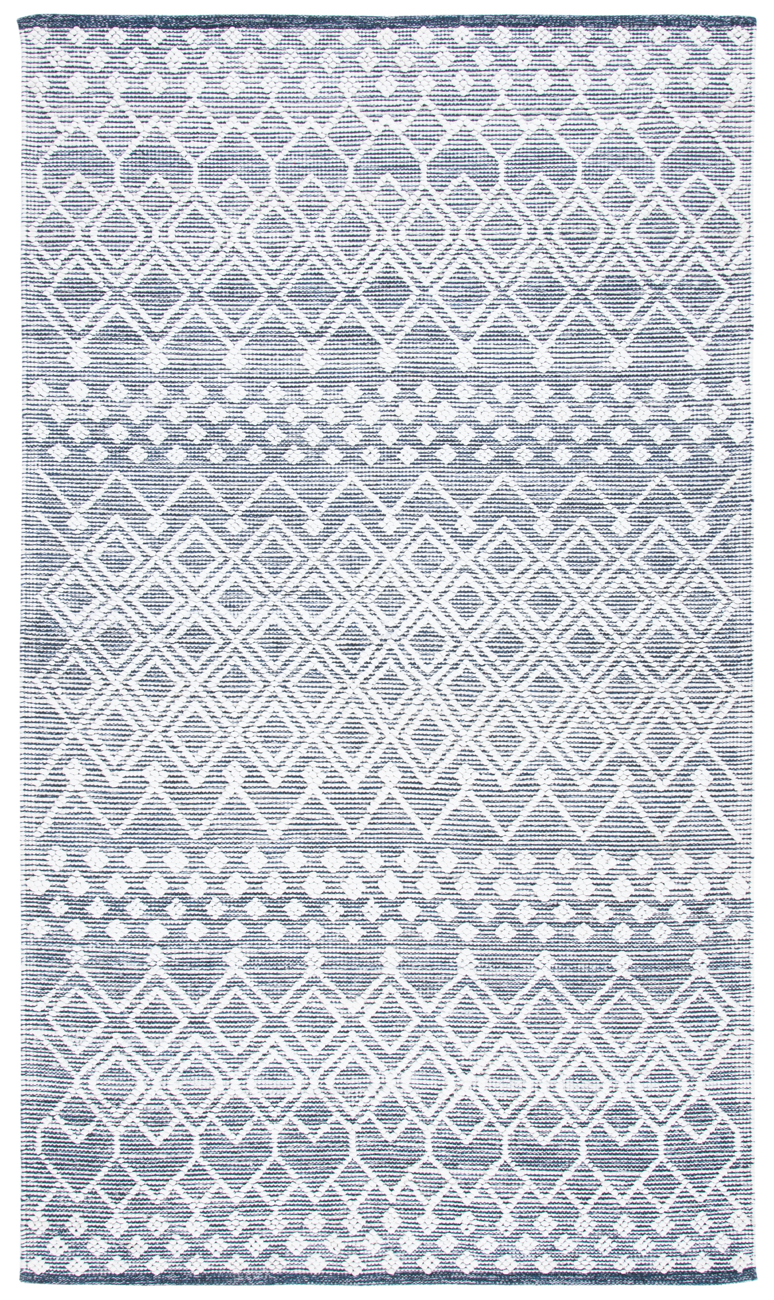 SAFAVIEH Natura Dashiell Geometric Area Rug, Charcoal/Ivory, 3' x 5'