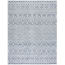 SAFAVIEH Natura Dashiell Geometric Area Rug, Charcoal/Ivory, 8' x 10'