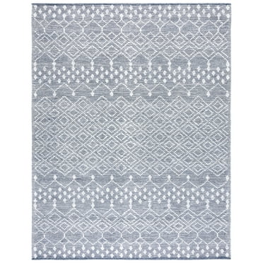 SAFAVIEH Natura Dashiell Geometric Area Rug, Charcoal/Ivory, 8' x 10'