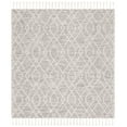 thumbnail image 1 of SAFAVIEH Natura Dean Geometric Wool Area Rug, Ivory/Black, 6' x 6' Square, 1 of 8