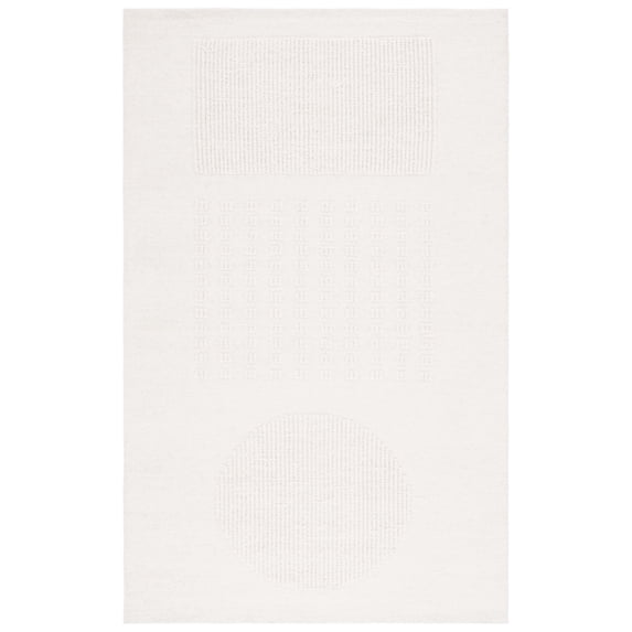 SAFAVIEH Natura Devnet Geometric Area Rug, Ivory, 6' x 9'